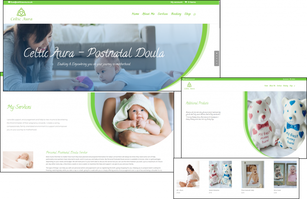 celtic-aura Website design Cheshire