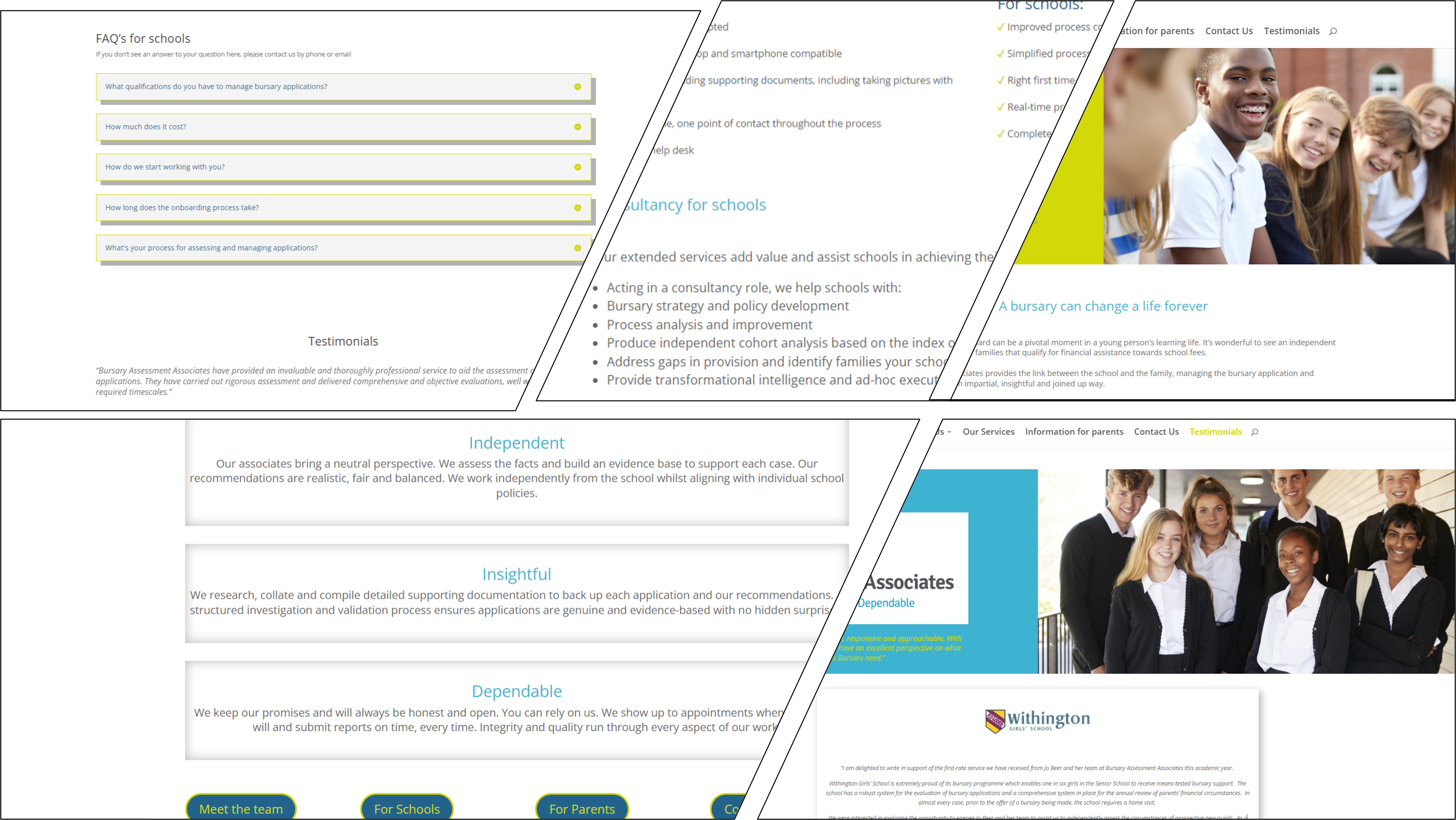 bursary-assessment-associates Website Design Bursary Assessment Associates