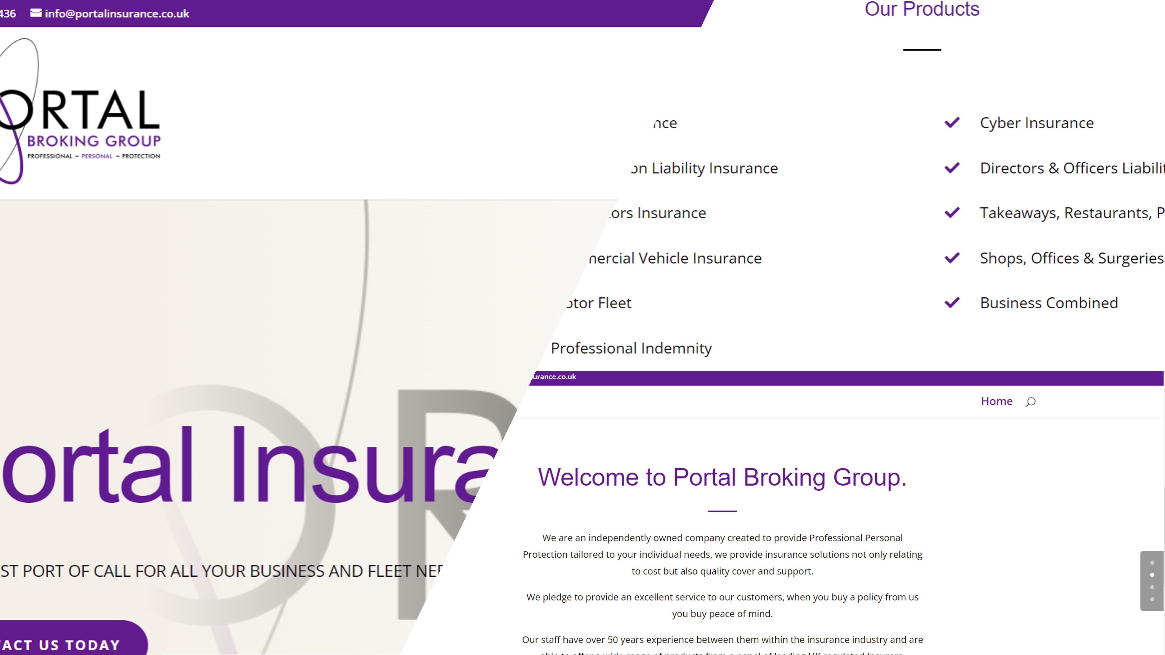 portal-insurance web design cheshire | portal insurance